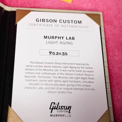 Gibson Custom Shop 1959 Les Paul Standard Murphy Lab Light Aged Electric Guitar - Southern Fade with Hardshell Case - Demo image 16