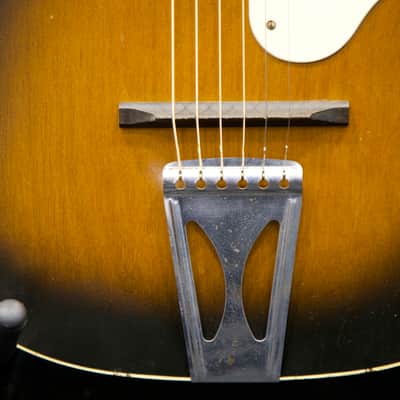 Vintage Fender Uni-Bar Reinforced Neck Acoustic | Made in USA | c.1959–1962 | Fresh Professional Setup image 6