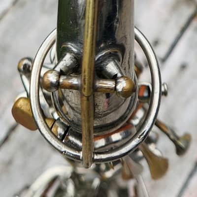 C.G. Conn Ltd. New Wonder Series II / Chu Berry Nickel Plated (L) Alto Saxophone 1926-27 Elkhart USA image 14