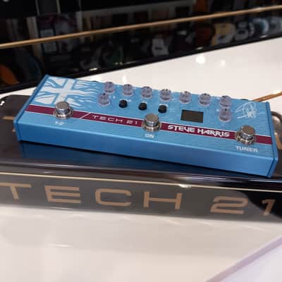 Tech 21 SH1 Steve Harris Signature Bass SansAmp 2020 - Blue Graphic image 3