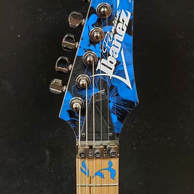 Ibanez JEM77P-BFP Steve Vai Signature - Blue Floral Pattern w/FREE Pro Set Up image 5