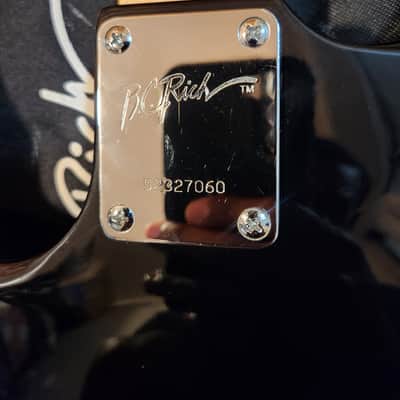 B.C. Rich Warlock Tribal 2000's - Black/White image 9