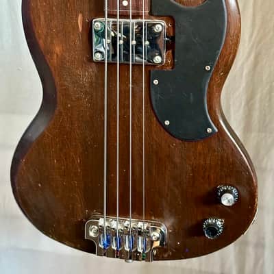 Gibson EBO Fretless Bass Guitar 1969 - 73 Natural Mahogany image 1