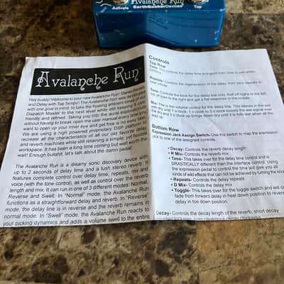 EarthQuaker Devices Avalanche Run Stereo Reverb & Delay with Tap Tempo V2 2018 - Present - Various image 6