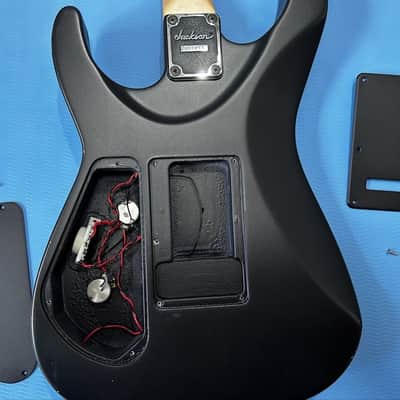 Jackson Dinky Rev MIJ 1994-1995 - Matte Black Unique FIXED BRIDGE Superstrat guitar  Custom Shop Shred Machine Metal Strat solid body Lightweight exclusive image 15