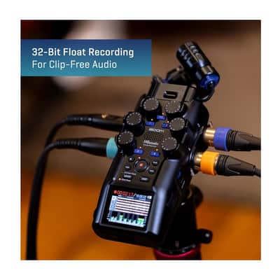 Zoom H6studio 8-Track 32-Bit Float Handy Recorder with XY Stereo Mics image 4