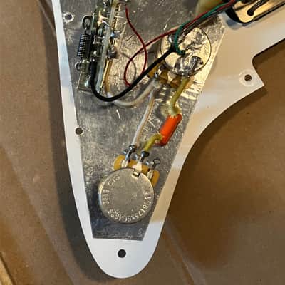 Warmoth Stratocaster Loaded Tortoiseshell Pickguard Gibson BB2/Dimarzio Area 61 image 4