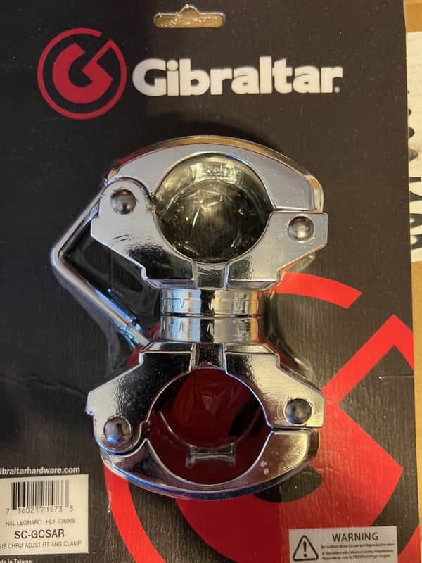 Gibraltar SC-GCSAR Chrome Series Adjustable Right Angle Clamp image 1