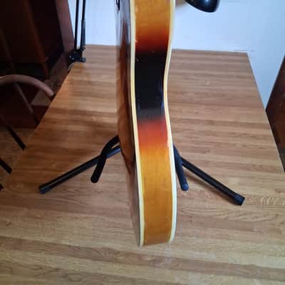 ~VINTAGE 1967 Kent Americana Sunburst Electric Hollowbody Guitar~ image 12