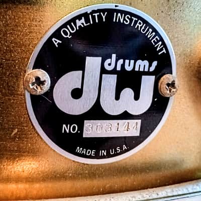 DW VINTAGE (video) UTILITY SNARE DRUM 14"/10L 80'S- NO MAGNET STICKS TO SHELL- SHIPS FREE TO C-USA! image 11