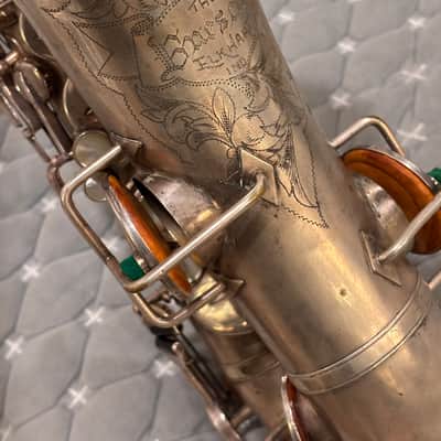 Vintage Buescher "true tone" Alto Saxophone  - Silver image 15