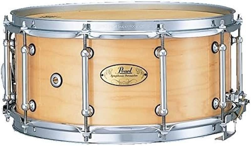 Pearl Concert Series Snare Drum 14 x 6.5 in. Natural image 1