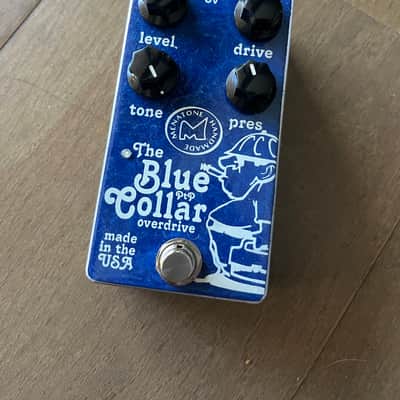 Menatone Blue Collar mini Overdrive 2010s - Blue | Reverb