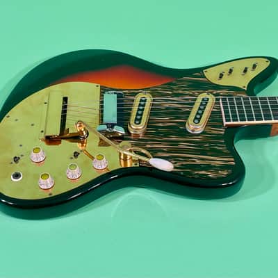 Framus Strato DeLuxe 1965 - 3-Color Sunburst Gold! 100% original image 3