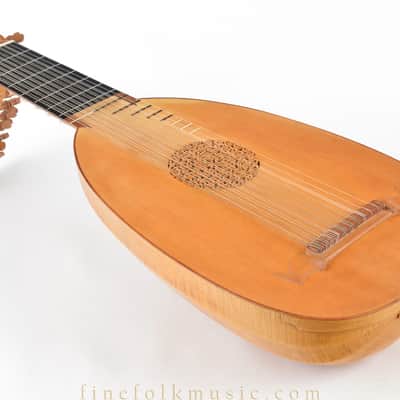 10-course Raymond Passauro Zuccaro Renaissance Lute 1968 image 14