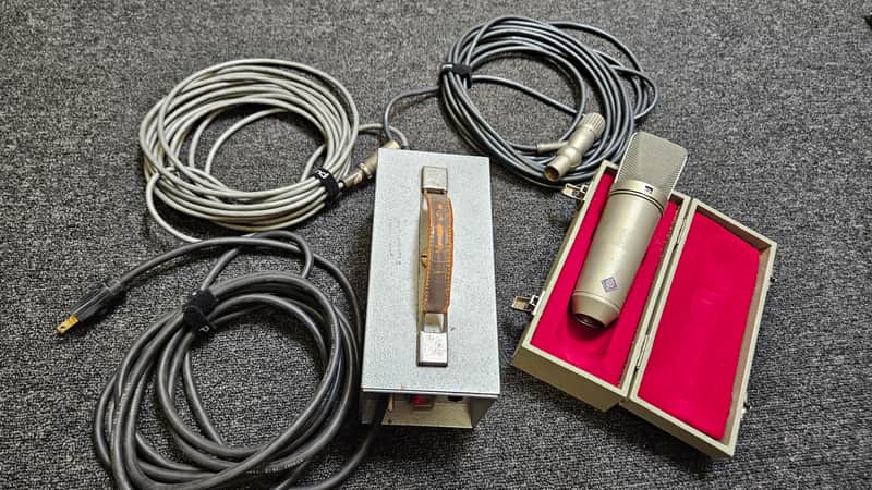Vintage Neumann U 67 Large Diaphragm Multipattern Tube Condenser Microphone 1960 - 1971 - Nickel image 1