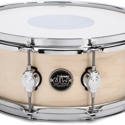 DW Performance Series Snare Drum - 5.5" x 14" Natural Satin Oil - Sweetwater Exclusive image 8