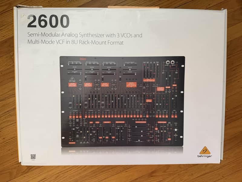 Behringer 2600 Semi-Modular Analog Synthesizer 2020 - Present - Black image 1