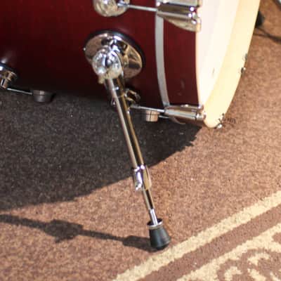 DW Collector's Jazz Maple Gum Cherry Satin Oil Drum Set - 24,13,16,18 - SO#1410733 image 3