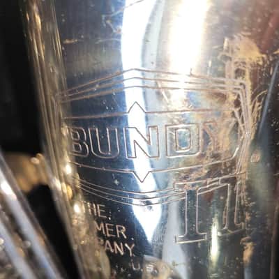 Selmer Bundy-II Alto Saxophone Brass, USA, Good Condition, w/ case/neck/MP image 3