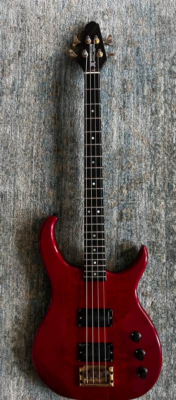 Modulus -custom neck-thru, short scale - Trans-red image 1