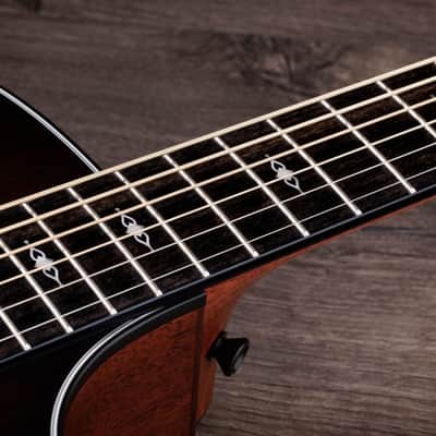 Taylor 324ce Baritone-6 LTD Tropical Mahogany Top & Neck, West African Crelicam Ebony Fretboard with Case image 16