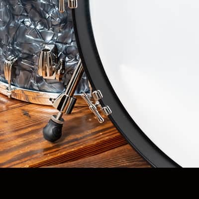 Slingerland Radio King 3-Piece Drum Set - Black Diamond Pearl - Free Shipping image 4