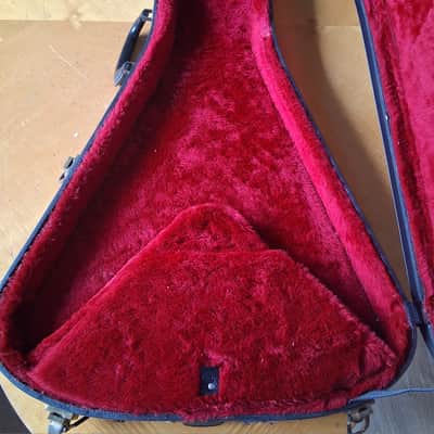 Gibson Bass Flying Bass Case 70s/80s - Black/Red Inside image 2