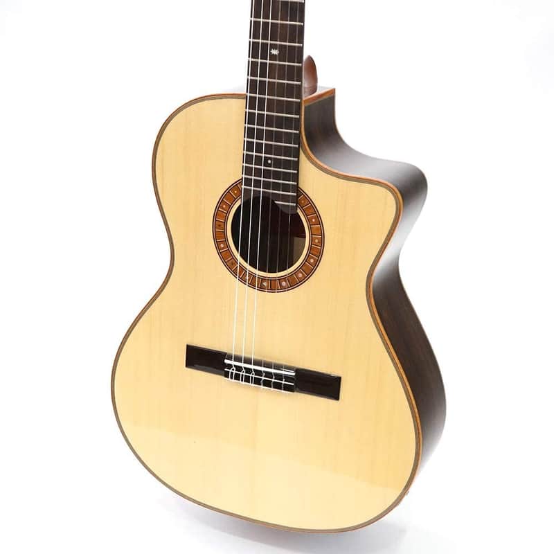Martinez Crossover MP14-Rose acoustic/electric classical guitar