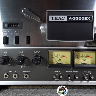1978 TEAC A-3300SX-2T 2-Track 10 inch Mastering Reel To Reel Stereo Tape Recorder 7.5 to 15 iPS 1-Owner Low Hours, New Belts & Fully Serviced 02-09-2026 Beautiful Condition in Box! #907 image 6