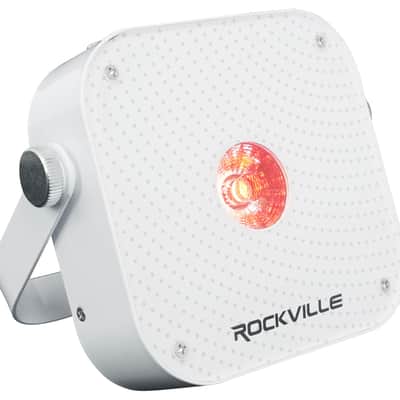 Rockville 4 PACK MINI RF1 V3 White DJ Par Wash Up Lights+Bag+RF+APP+Wireless DMX image 10