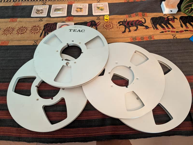 TEAC Ampex 3M - Various Metal Take Up Reels image 1