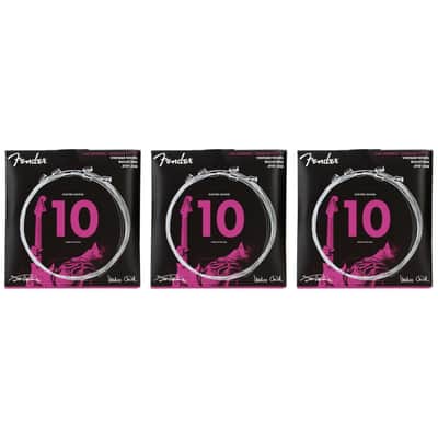 Fender Hendrix Voodoo Child Bullet End Vintage Nickel Electric Guitar Strings - .010-.038 (3-Pack) image 1