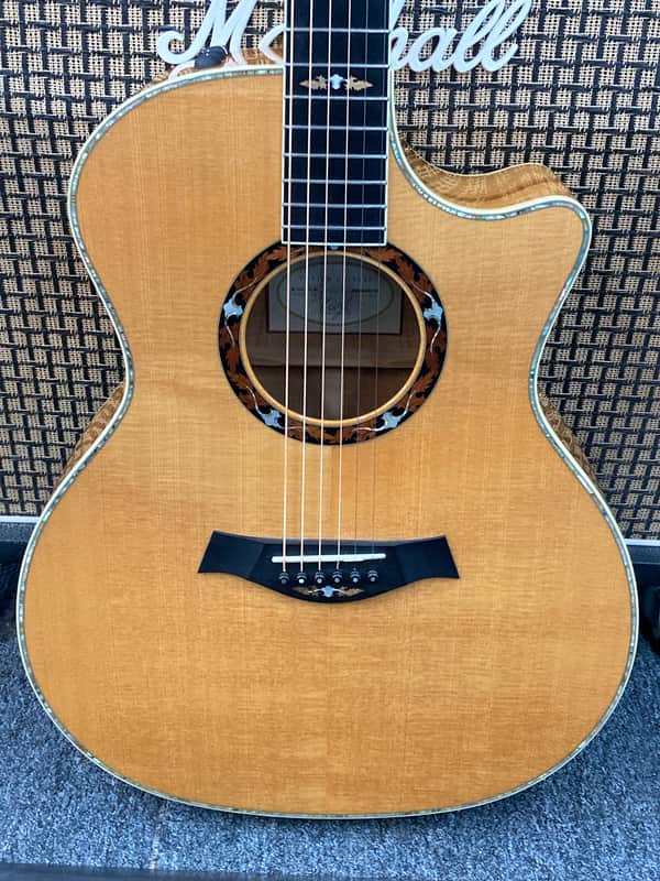 Taylor Grand Auditorium K-14ce-L30 30th Anniversary 2004 - Koa Natural image 1