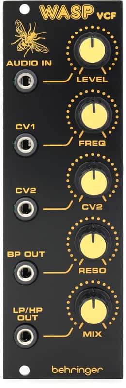 Behringer Wasp Deluxe Analog Multimode VCF Eurorack Module (2-pack) Bundle image 1