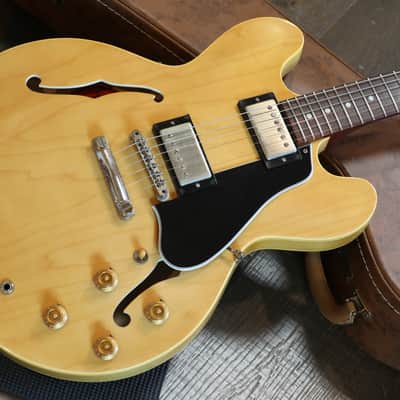 2010 Gibson Custom Shop ES-335 '58 Historic Reissue Semi-Hollow Electric Guitar Natural + COA OHSC image 3