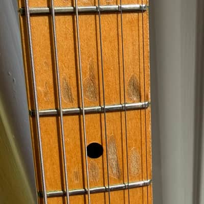 Squier by Fender Japan Fujigen Strat 1986 - Black poly with maple neck and fingerboard image 6