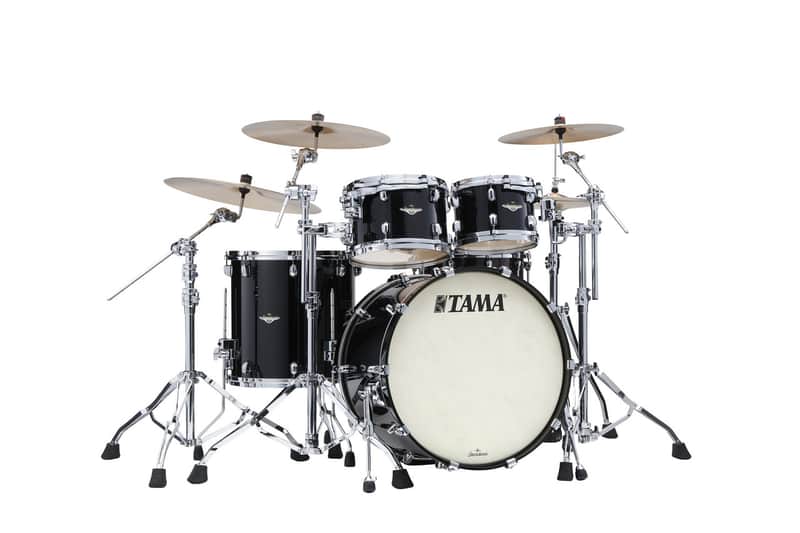 Tama Starclassic Maple 4-piece shell pack with 22" bass drum, Chrome Shell Hardware image 1
