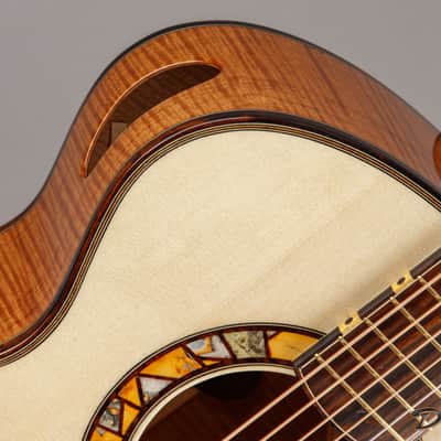 2025 Hatcher Greta 25th Anniversary, Fiddleback Mahogany/Swiss Moonspruce image 7