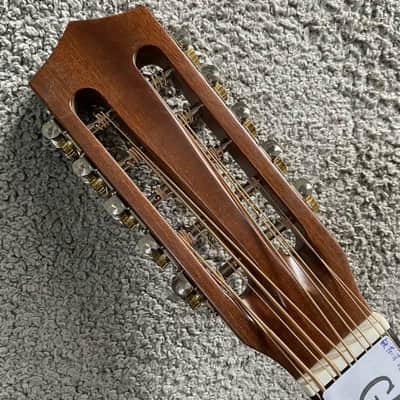 Natural Finish 10 String Acoustic Electric Guitar, Solid Spruce Top Body, Mahogany Neck, Rosewood Fingerboard Bild 11