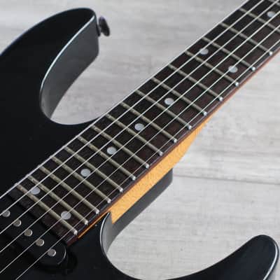 1987 Ibanez RG440PAH/PLG-65 Transitional Era HSS Superstrat (Black) image 6