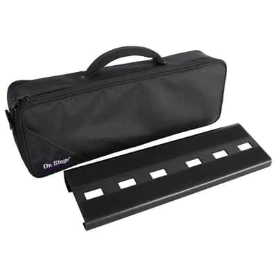 On-Stage GPB2000 Compact Pedal Board with Gig Bag- Black image 1