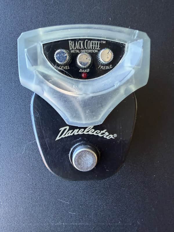 Danelectro Black Coffee Metal Distortion Pedal 2000s - Black