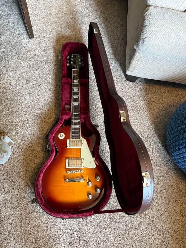 Epiphone Les Paul Standard '60s with Crossrock case 2020 - 2025 - Iced Tea image 1