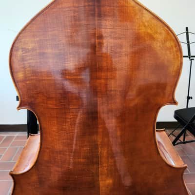 Used Krutz 550 series model B355 Upright 3/4 Size Bass with Bag + Bow image 12