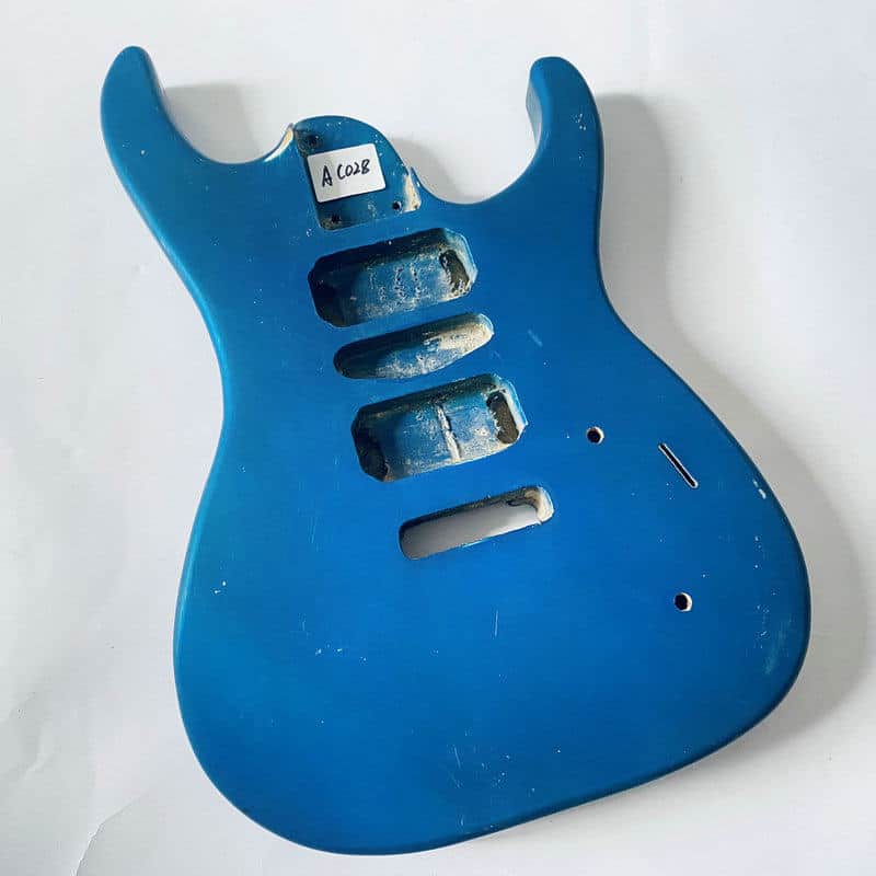 HSH Blue Basswood Guitar Body DIY Project image 1