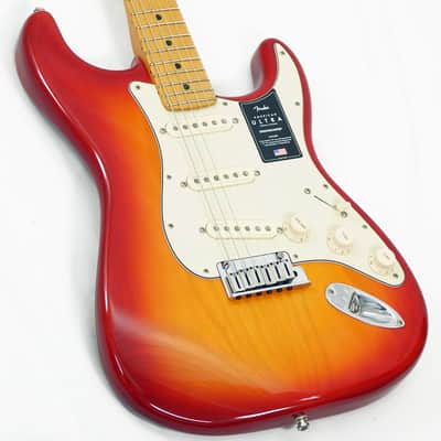 Fender American Ultra Stratocaster (Plasma Red Burst/Maple) [USED] 2019 - Plasma Red Burst image 4