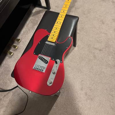 Fender American Ultra II Telecaster with Maple Fretboard 2024 - Present - Sinister Red image 1
