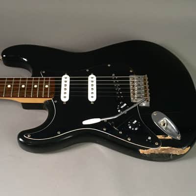 LEFTY! Vintage 1995 Fender Nirvana Tribute Stratocaster Black Heavy Relic Strat Guitar Seymour Duncan 7.3 Lb SSC image 17
