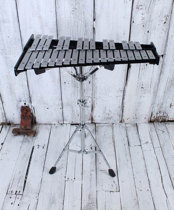 Innovative Percussion Bell Kit with Practice Pad Rolling Bag and Music Stand image 1